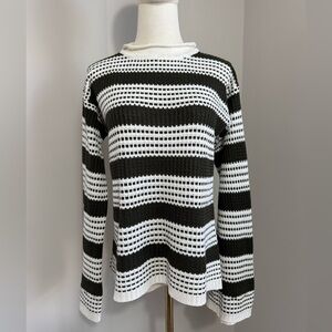 Women’s Vintage knit striped sweater size medium